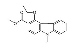 methyl 4-ethoxy-9-methylcarbazole-3-carboxylate结构式
