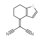 2-(6,7-dihydro-5H-benzothiophen-4-ylidene)propanedinitrile structure