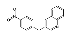 3-[(4-nitrophenyl)methyl]quinoline Structure