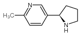 2-甲基-5-吡咯烷-2-吡啶结构式