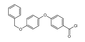 4-(4-phenylmethoxyphenoxy)benzoyl chloride结构式