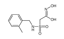 N-hydroxy-2-[(2-methylphenyl)methylsulfamoyl]acetamide结构式