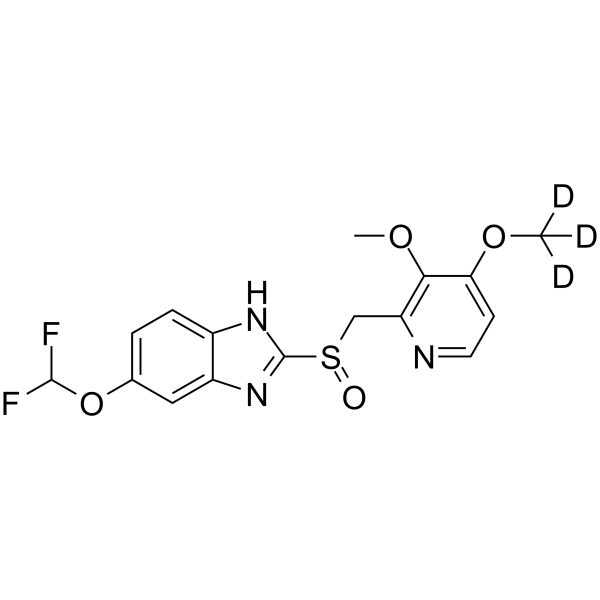 Pantoprazole-d3结构式