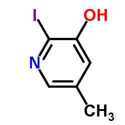 2-Iodo-5-methyl-3-pyridinol Structure
