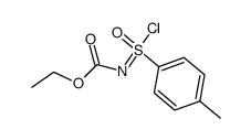 p-Toluol-(-N-carbethoxy)-iminosulfonsaeurechlorid结构式