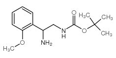 [2-氨基-2-(2-甲氧基-苯基)-乙基]-氨基甲酸叔丁酯盐酸盐结构式