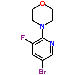 4-(5-溴-3-氟吡啶-2-基)吗啉图片