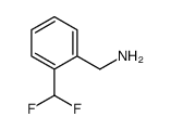 2-(Difluoromethyl)benzenemethanamine Structure