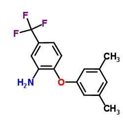 2-(3,5-Dimethylphenoxy)-5-(trifluoromethyl)aniline Structure
