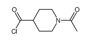 1-acetylpiperidine-4-carbonyl chloride,hydrochloride结构式