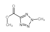 2-甲基-2H-四氮唑-5-甲酸 甲酯结构式