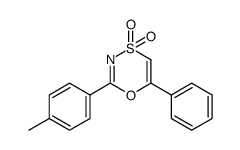 6-phenyl-2-(p-tolyl)-1,4,3-oxathiazine-4,4-dioxide Structure