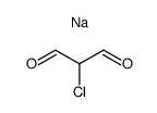 sodium chloromalonaldehyde Structure