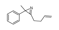 3-but-3-enyl-2-methyl-2-phenylazirine结构式