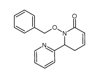 1-benzyloxy-6-(pyridin-2-yl)-5,6-dihydropyridin-2(1H)-one结构式