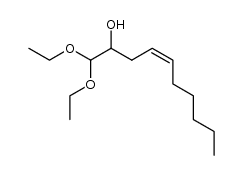 (Z)-1,1-diethoxydec-4-en-2-ol Structure