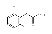 2,6-双氟苯基丙酮结构式