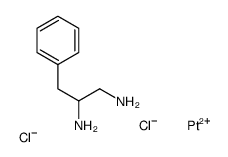 3-phenylpropane-1,2-diamine,platinum(2+),dichloride结构式