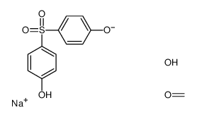 sodium,formaldehyde,hydrogen sulfite,4-(4-hydroxyphenyl)sulfonylphenol Structure