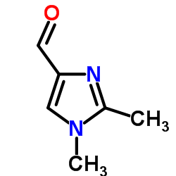 1,2-dimethylimidazole-4-carbaldehyde Structure