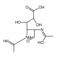 3-acetamidino-2-acetamido-2,3-dideoxyguluronic acid结构式