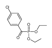 (4-chlorophenyl)-diethoxyphosphorylmethanone结构式