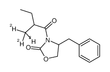 N-[2-(S)-Methyl-d3-butyryl]-4-(S)-phenylmethyl-2-oxazolidinone Structure