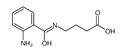 4-[(2-aminobenzoyl)amino]butanoic acid结构式