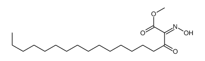 methyl 2-hydroxyimino-3-oxooctadecanoate结构式