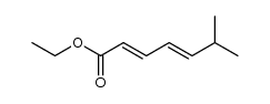 (2E,4E)-6-Methylheptadiensaeure-ethylester结构式