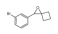 2-(3-bromophenyl)-1-oxaspiro[2.3]hexane结构式