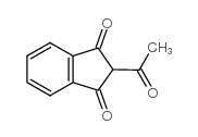 2-乙基-1,3-氢化茚二酮结构式