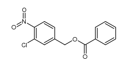 3-chloro-4-nitrobenzyl benzoate结构式