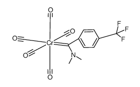 pentacarbonyl[(N,N-dimethylamino)(4-trifuoromethylphenyl)methylene]chromium(0) Structure