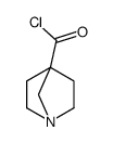 1-Azabicyclo[2.2.1]heptane-4-carbonyl chloride (9CI)结构式