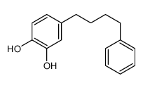4-(4-phenylbutyl)benzene-1,2-diol结构式