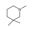 1,3,3-trimethylpiperidine Structure