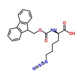 Fmoc-D-Lys(N3)-OH结构式