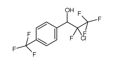 2-chloro-2,3,3,3-tetrafluoro-1-(4-(trifluoromethyl)phenyl)propan-1-ol结构式