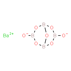 BARIUMTETRABORATE结构式