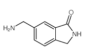 6-(氨基甲基)异吲哚啉-1-酮结构式