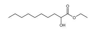 2-hydroxy-decanoic acid ethyl ester Structure