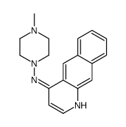 N-(4-methylpiperazin-1-yl)benzo[g]quinolin-4-amine Structure