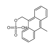 (10-methylanthracen-9-yl)methyl hydrogen sulfate结构式