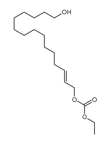 (E)-ethyl (15-hydroxypentadec-2-en-1-yl) carbonate Structure