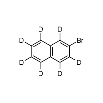 2-溴萘-D7结构式