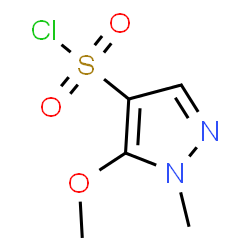5-甲氧基-1-甲基-1H-吡唑-4-磺酰氯结构式