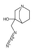 3-(azidomethyl)-1-azabicyclo[2.2.2]octan-3-ol Structure