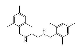 N,N'-bis[(2,4,6-trimethylphenyl)methyl]ethane-1,2-diamine Structure