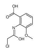 2-[(2-chloroacetyl)amino]-3-methoxybenzoic acid结构式